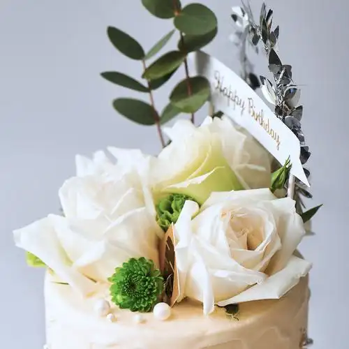 ins网红动物奶油鲜花生日蛋糕抖音妈妈女友女神新鲜生日蛋糕