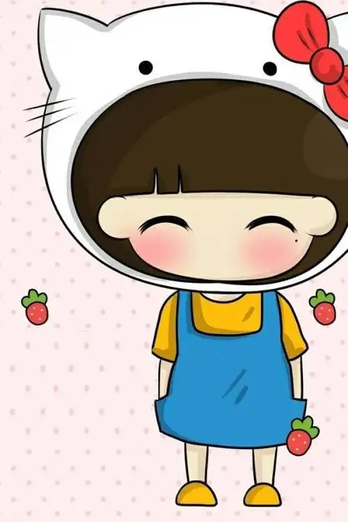 壁纸 可爱 卡通 小女孩