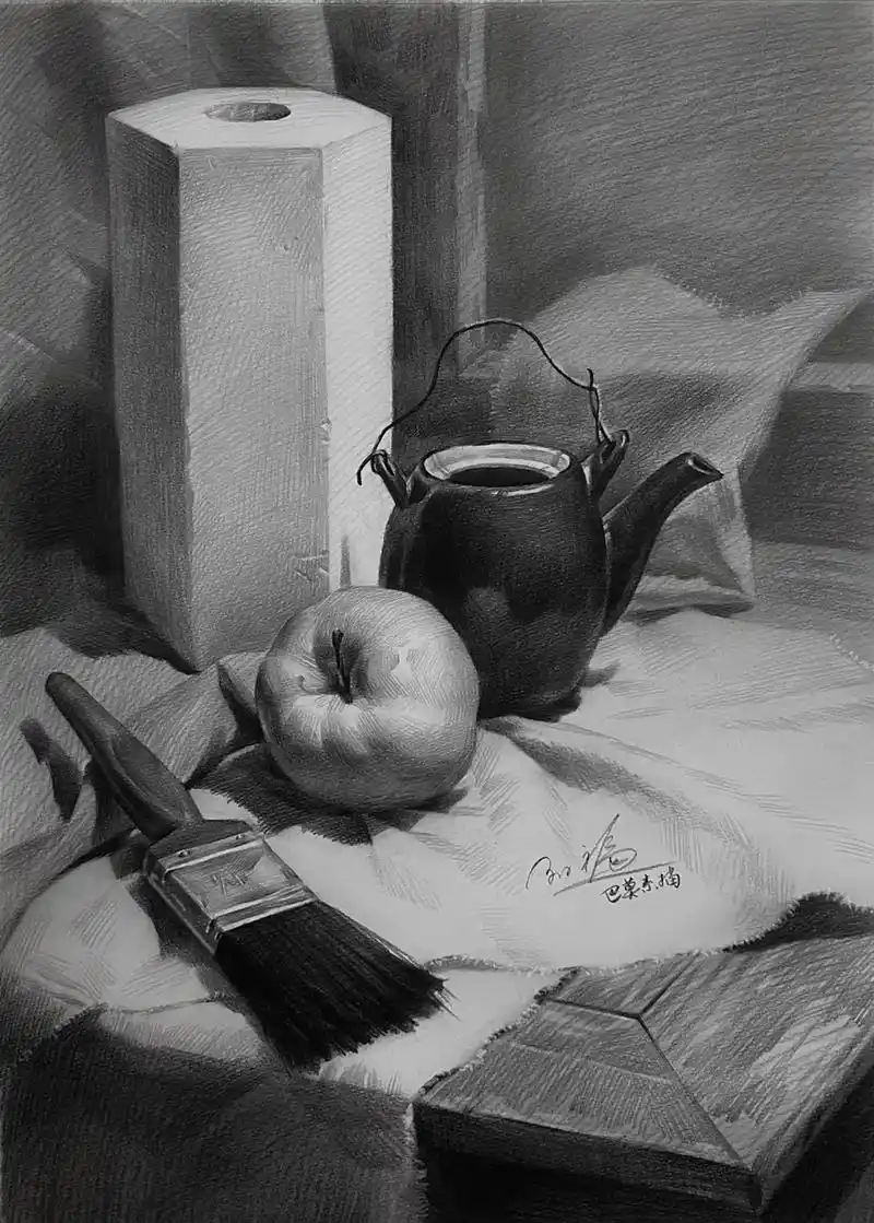静物素描步骤图希望对你有帮助