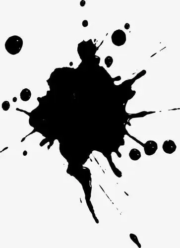 矢量素材,水墨,中国风,墨点