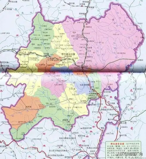 黑龙江省的飞地加格达奇区松岭区