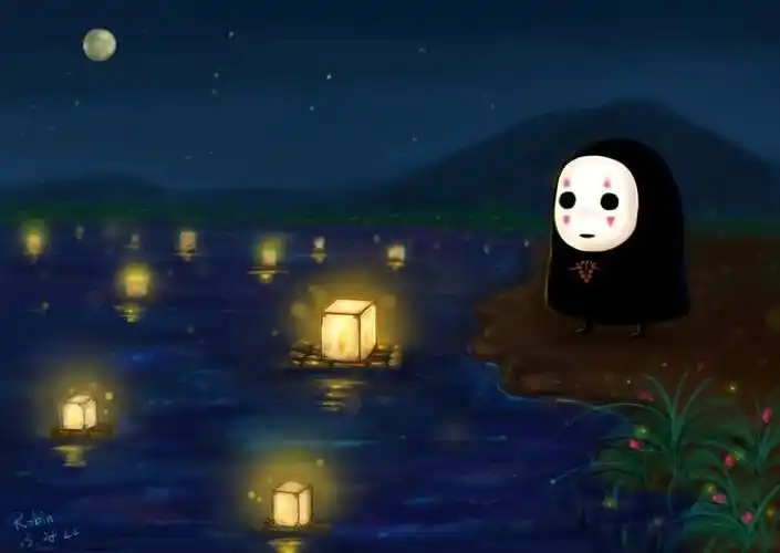 千与千寻面具下的无脸男