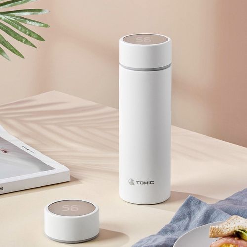 特美刻智能保温杯大容量男女高档水杯杯子陶瓷内胆高颜值泡茶杯子