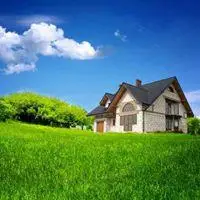 微信头像绿色草坪房子图片点击鼠标右键下载