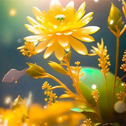 金色莲花好运头像 金闪闪带来好运的莲花头像图片_风水头像_头像屋