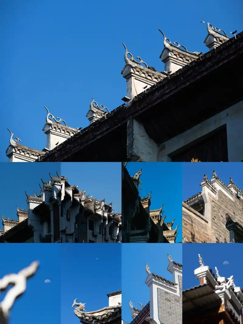 镇远古城的房檐(二)镇远古城的房檐,明代传入的徽派建筑 #图 - 抖音