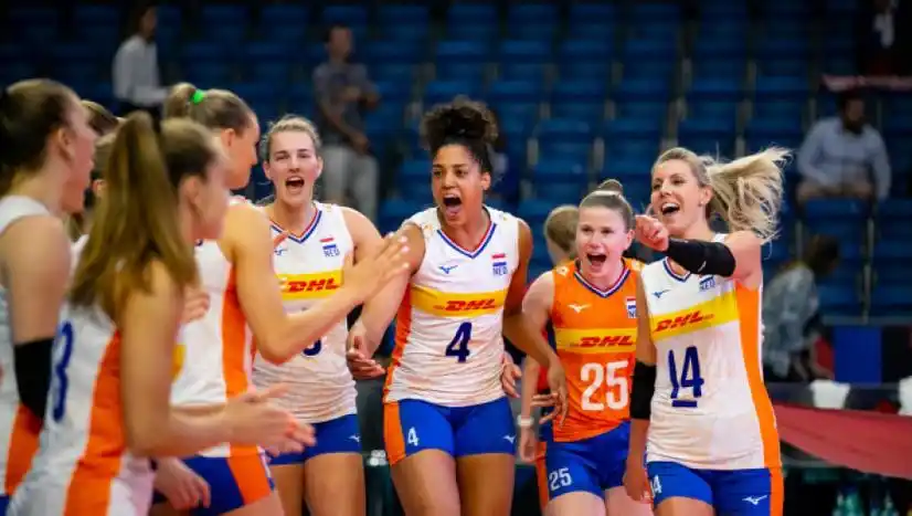 比赛集锦:2023女排欧锦赛小组赛d组 斯洛伐克女排vs荷兰女排