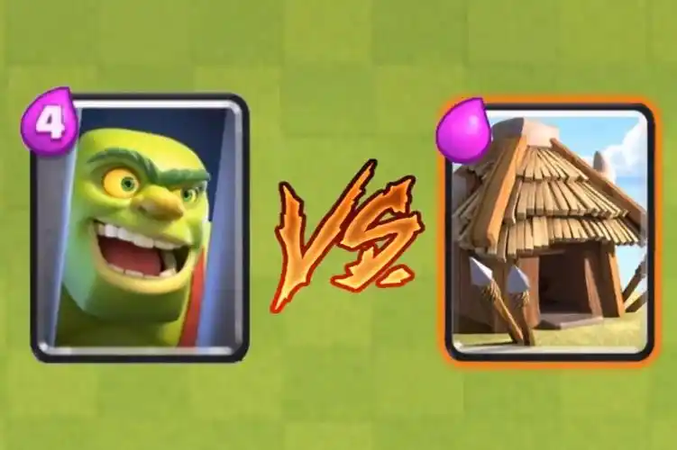 部落冲突皇室战争:哥布林牢笼 vs 哥布林小屋