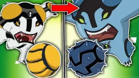 ben10少年骇客外星英雄中的陆地战斗机 轰天雷