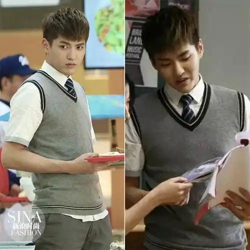 穿对校服西服机车服吴亦凡撩神仙姐姐也能很简单