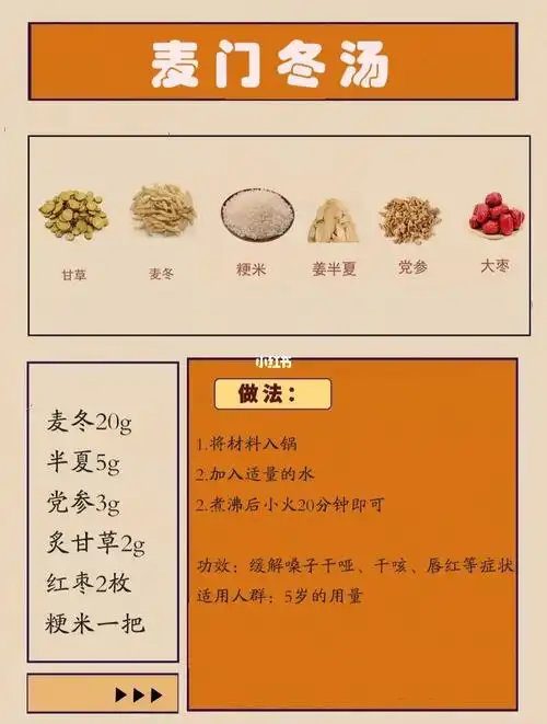 缓解"秋燥"千古名方,麦门冬汤