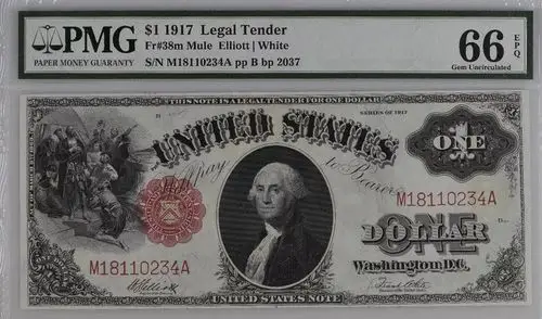 一一钱币假钞鉴别1美元法定纸币