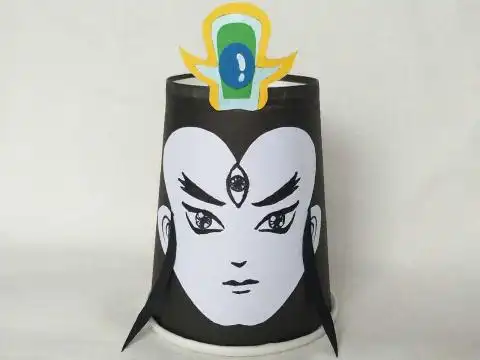 怎样用纸杯工艺制作英雄人物