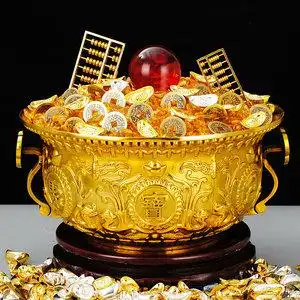 风水摆件聚宝盆图片