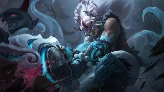 英雄联盟净雪之月系列新皮肤风雪月下异瞳凯隐帅炸了