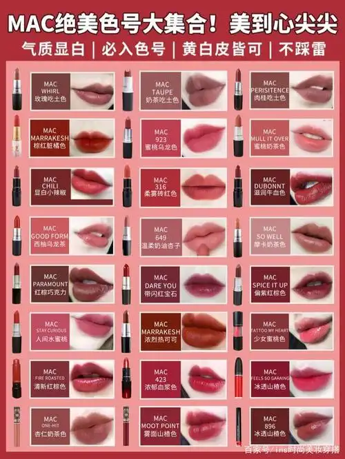 mac绝美色号大合集!你拥有了几支?
