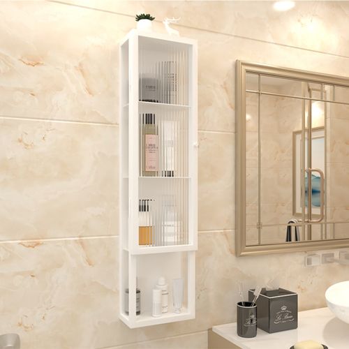 意式轻奢长虹玻璃墙上壁柜吊柜收纳储物柜极简家用卫生间浴室 颜色