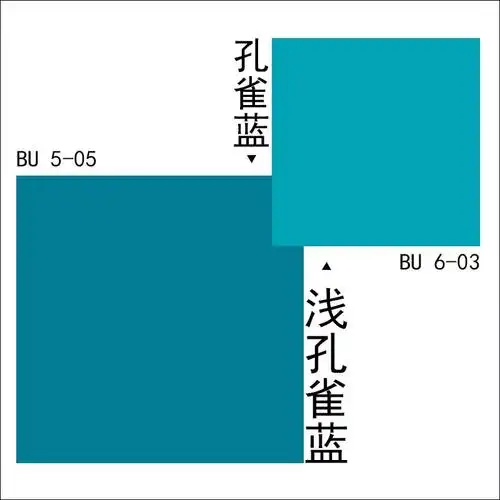 魂牵梦萦的孔雀蓝,似水眼波流转,浓情风华绝代