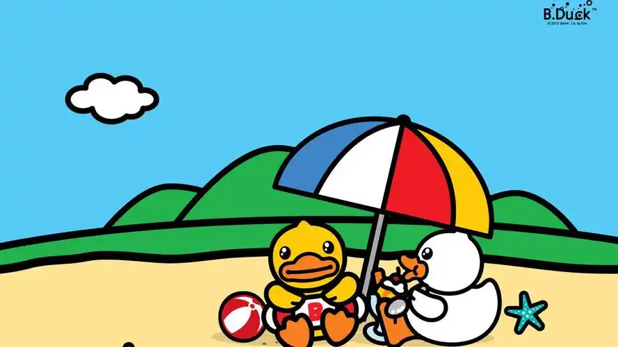 精选可爱萌系小黄鸭电脑桌面壁纸下载_卡通动漫_壁纸下载_美桌网