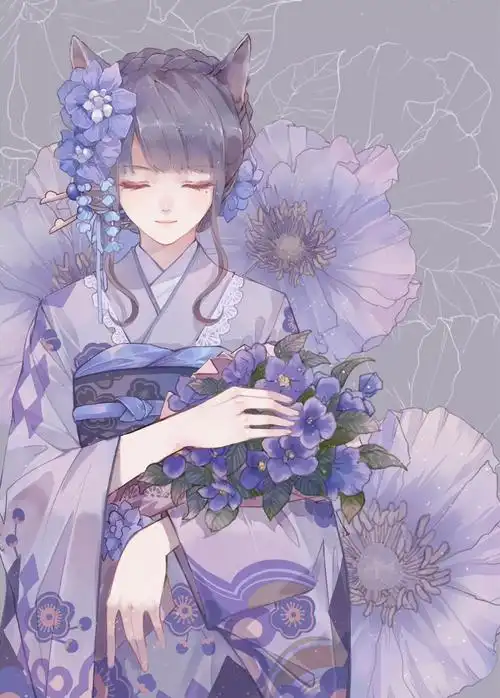 动漫插画|和风和服 第五期 - 知乎