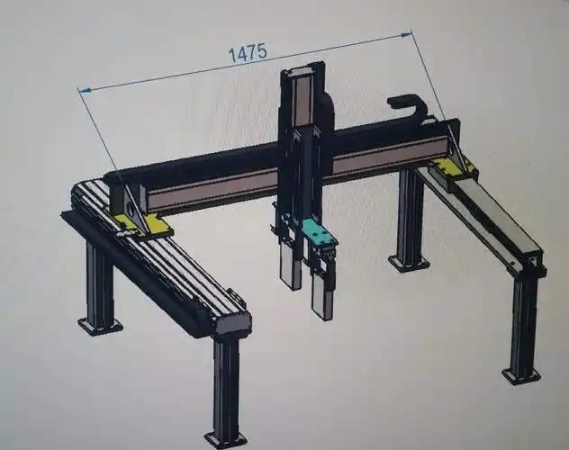 图示的三轴龙门结构合理吗