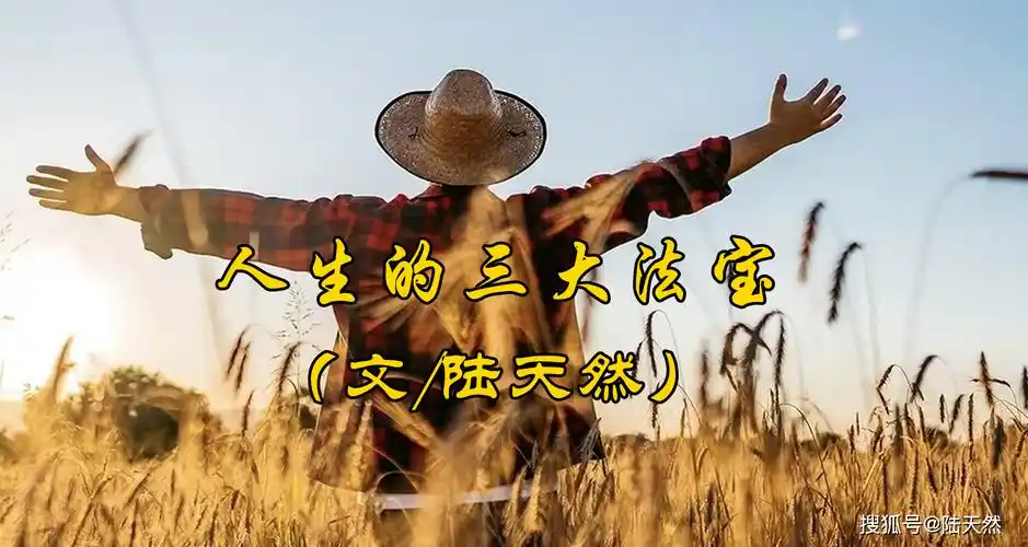 陆天然:人生的三大法宝_智慧_内心_强势