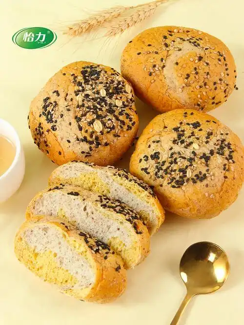 怡力 全麦面包 黑麦味 南瓜味 1000g/箱