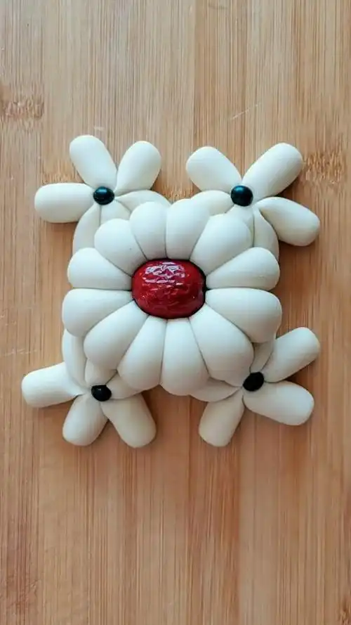 手工面食#花开富贵手工制作