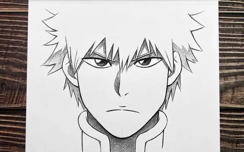 【手绘】黑崎一护-《死神》丨铅笔草图