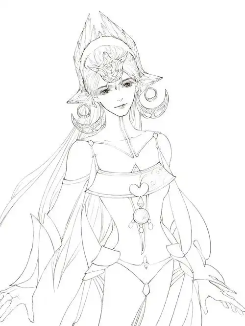 未完成的毒姐线稿先发出来吧随后补全