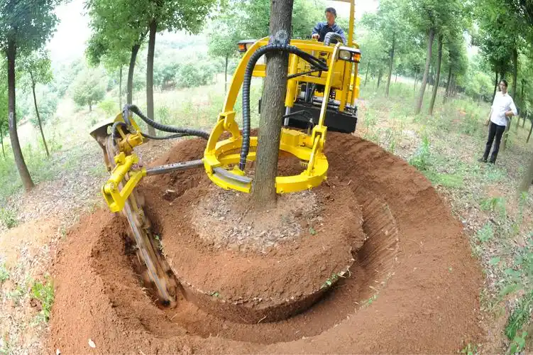 安徽三普履带式挖树机 移树机 植树机 园林机械