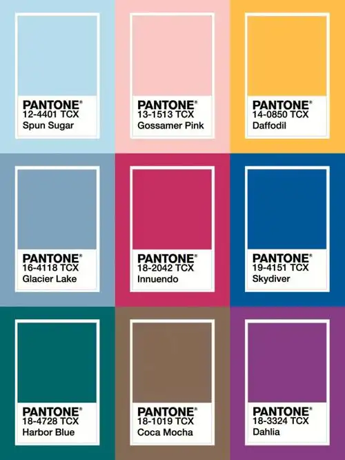 潘通发布2022年春夏流行色趋势