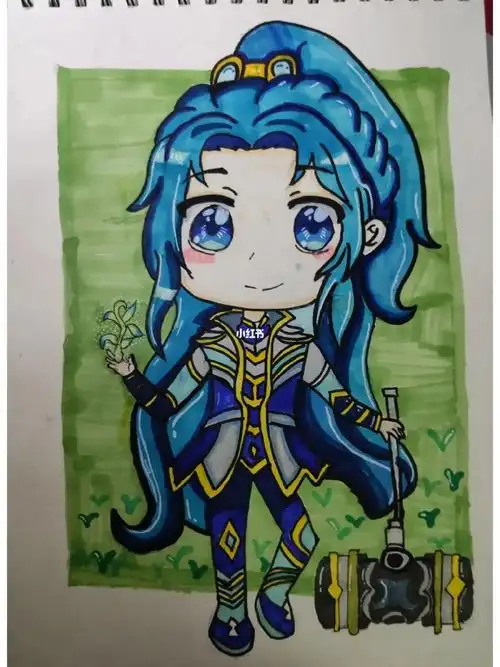 临摹唐三第一幅是大佬画的第二幅是我画