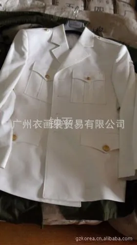 【供应0-7海白色春秋常服套装 0-7干部常服】图片