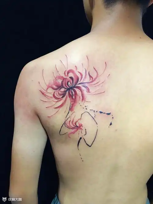 彼岸花纹身