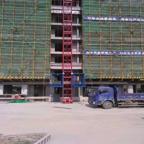 龙门架建筑提升机 高层施工龙门式提升架 盖楼房用物料提升机