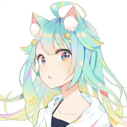 动漫头像:可爱的猫耳女孩头像,甜甜的全是少女心
