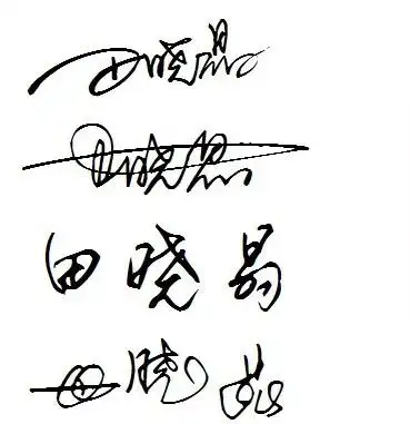 求网友帮忙设计个艺术签名 名字田晓晶