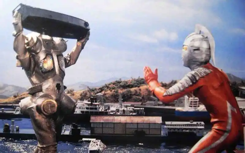 1080p高清修复宇宙超人赛文大战培丹星人金古桥登场