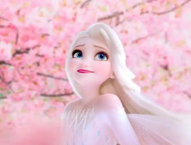 可爱迪士尼公主艾莎安娜 女生头像