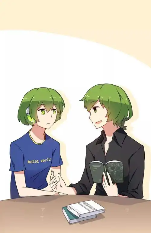 本期壁纸为小绿和小蓝