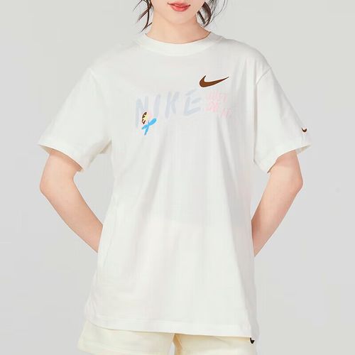耐克正品短袖女装2023夏季新款宽松松显运动服运动t恤
