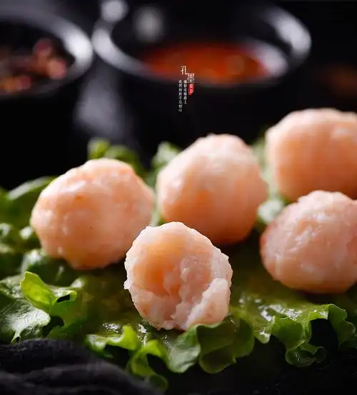 鲜虾丸拍摄