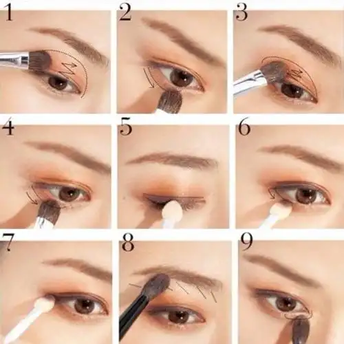 大地色系眼影画法