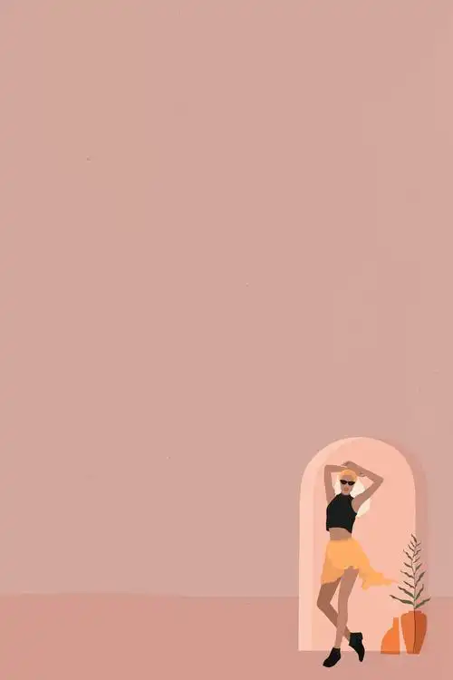 女性时尚背景向量