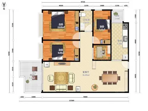 海豚湾花园户型图