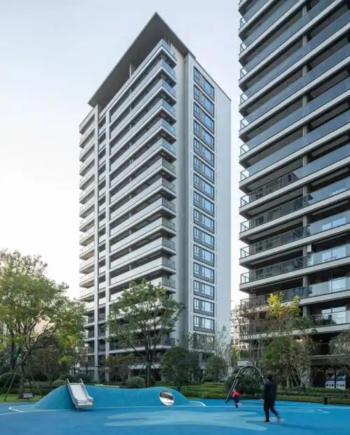 住宅立面"公建化"——标准化下的定制,简洁,精致的细节手法.