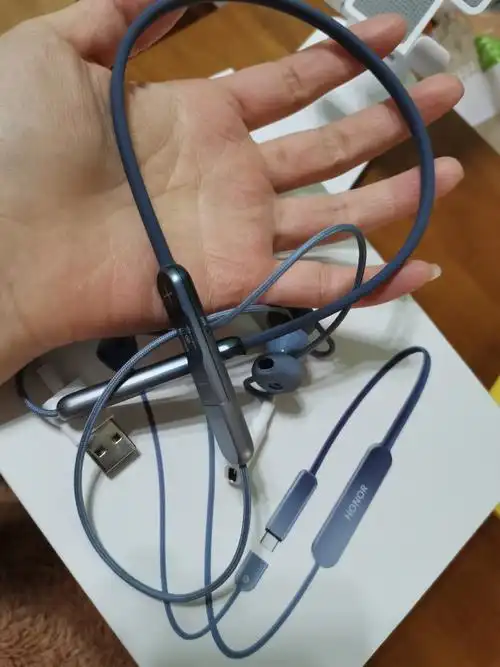 荣耀xsport pro am66-l蓝牙耳机 海鸥灰 18小时续航 闪充闪联 时尚