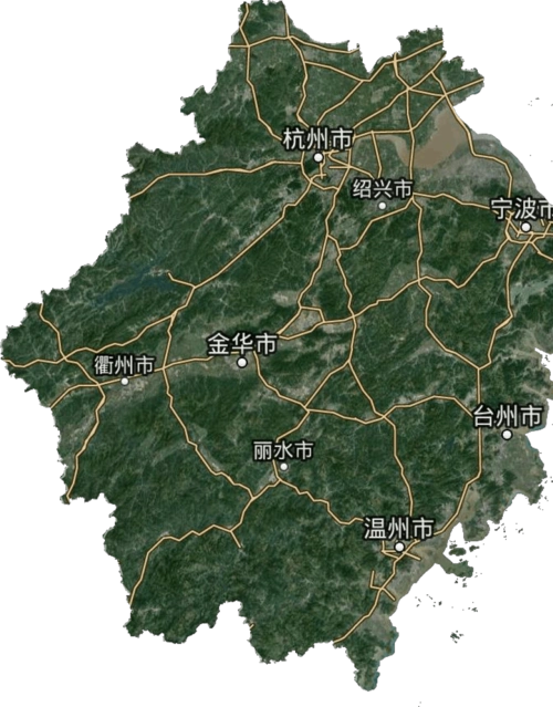 如何下载浙江省卫星地图高清版大图