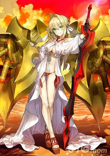 fgo泳装尼禄立绘c阶尼禄满破立绘欣赏